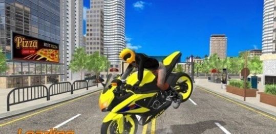 摩托车城市竞速游戏