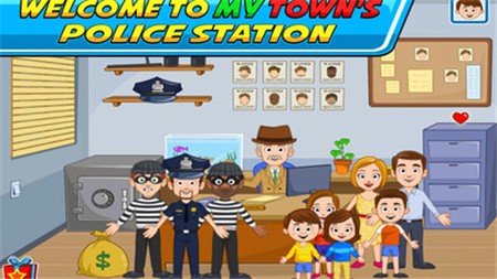 我的小镇警察局游戏