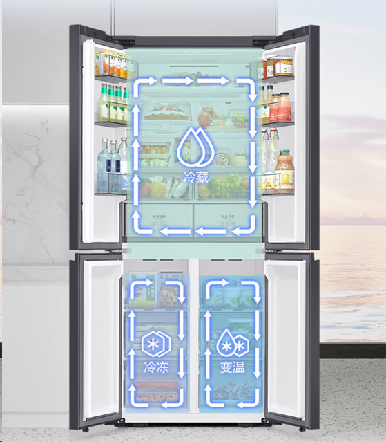 三星发布全新BESPOKE缤色铂格冰箱 超薄灵嵌引领家居一体化